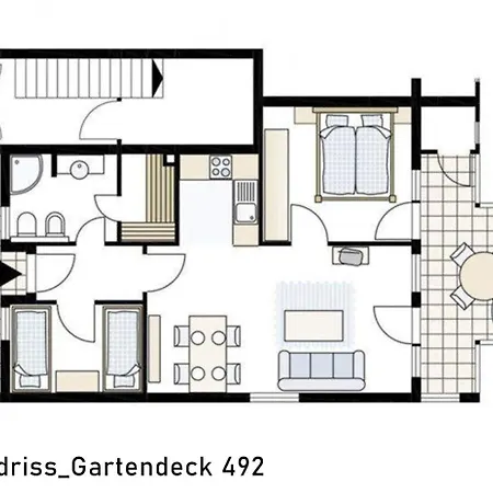 Gartendeck 492 Apartment *